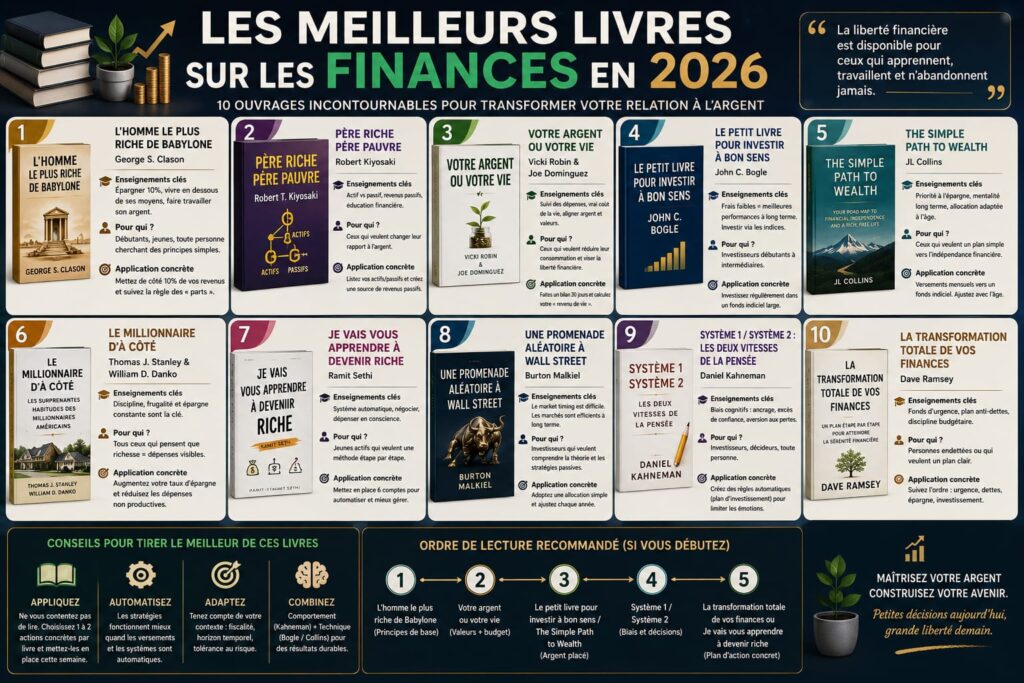 Les meilleurs livres sur les finances en 2026
